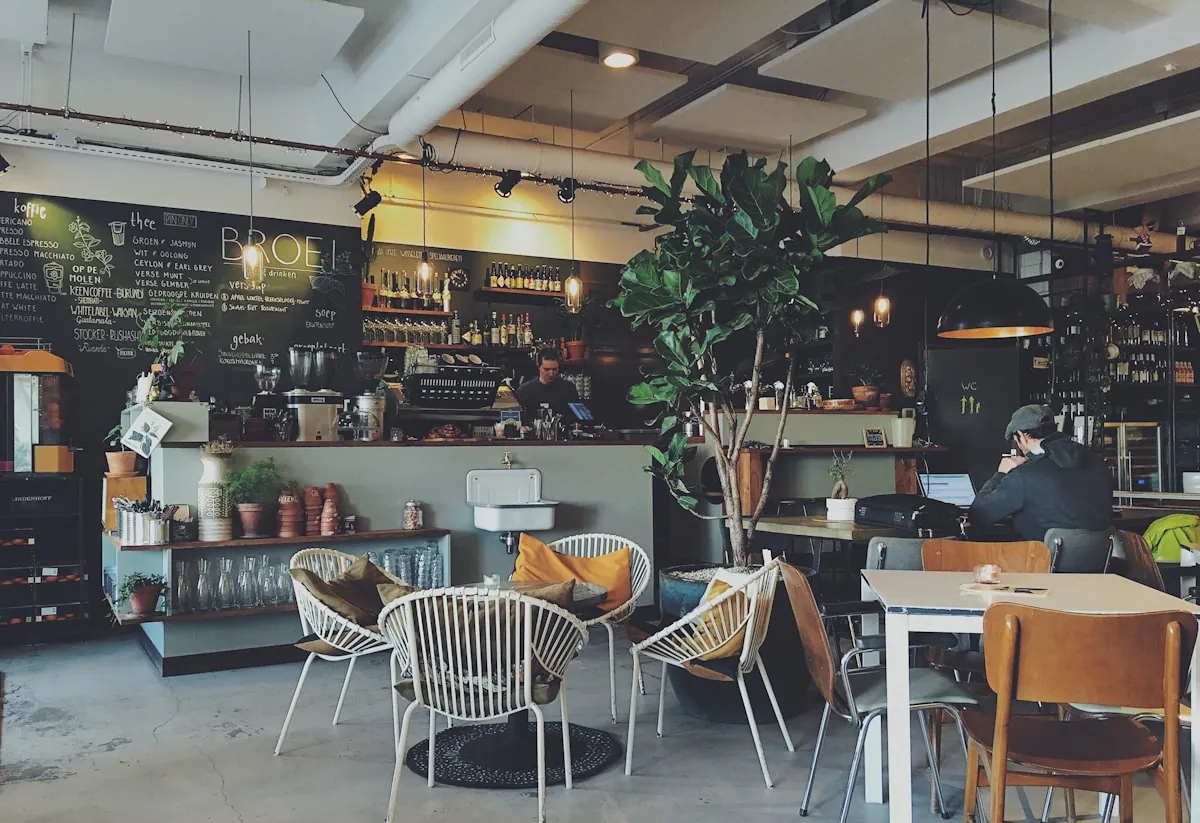 Macchina del caffè professionale in un bar